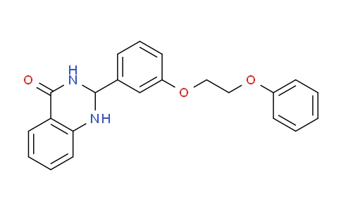 CAS No. 1354095-56-9, 2-(3-(2-Phenoxyethoxy)phenyl)-2,3-dihydroquinazolin-4(1H)-one