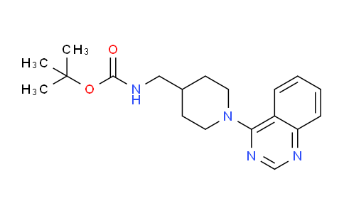 CAS No. 1365969-84-1, tert-Butyl ((1-(quinazolin-4-yl)piperidin-4-yl)methyl)carbamate