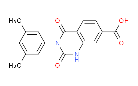 CAS No. 1370594-84-5, 3-(3,5-Dimethylphenyl)-2,4-dioxo-1,2,3,4-tetrahydroquinazoline-7-carboxylic acid