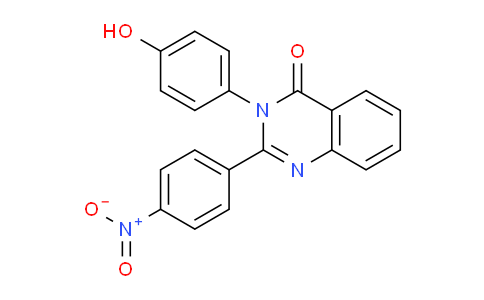 CAS No. 137986-34-6, 3-(4-Hydroxyphenyl)-2-(4-nitrophenyl)quinazolin-4(3H)-one