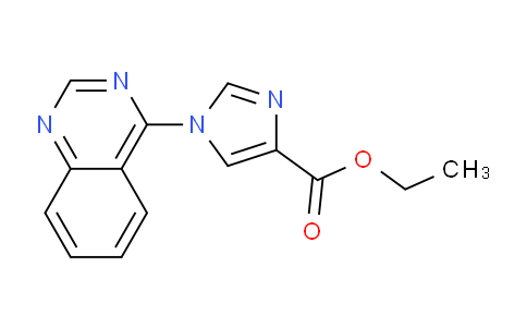 CAS No. 1380300-57-1, Ethyl 1-(quinazolin-4-yl)-1H-imidazole-4-carboxylate