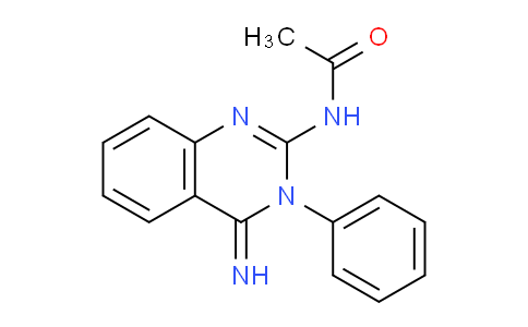 CAS No. 138493-34-2, N-(4-Imino-3-phenyl-3,4-dihydroquinazolin-2-yl)acetamide
