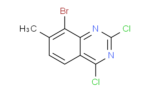 CAS No. 1388036-59-6, 8-Bromo-2,4-dichloro-7-methylquinazoline