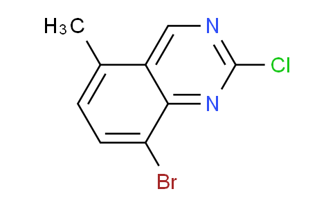 CAS No. 1388042-73-6, 8-Bromo-2-chloro-5-methylquinazoline