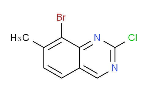 CAS No. 1388049-83-9, 8-Bromo-2-chloro-7-methylquinazoline
