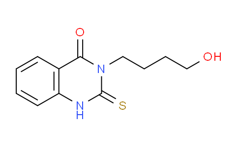 CAS No. 138892-94-1, 3-(4-Hydroxybutyl)-2-thioxo-2,3-dihydroquinazolin-4(1H)-one