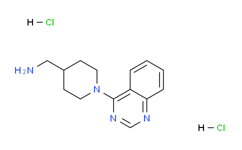 CAS No. 1389313-42-1, (1-(Quinazolin-4-yl)piperidin-4-yl)methanamine dihydrochloride
