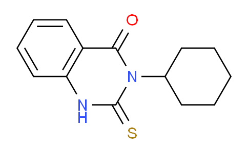 CAS No. 13906-06-4, 3-Cyclohexyl-2-thioxo-2,3-dihydroquinazolin-4(1H)-one