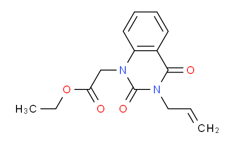 CAS No. 1403564-10-2, Ethyl 2-(3-allyl-2,4-dioxo-3,4-dihydroquinazolin-1(2H)-yl)acetate