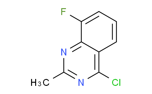 CAS No. 1404365-01-0, 4-Chloro-8-fluoro-2-methylquinazoline