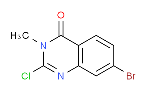CAS No. 1404480-64-3, 7-Bromo-2-chloro-3-methylquinazolin-4(3H)-one