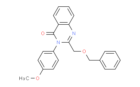 CAS No. 140896-22-6, 2-((Benzyloxy)methyl)-3-(4-methoxyphenyl)quinazolin-4(3H)-one