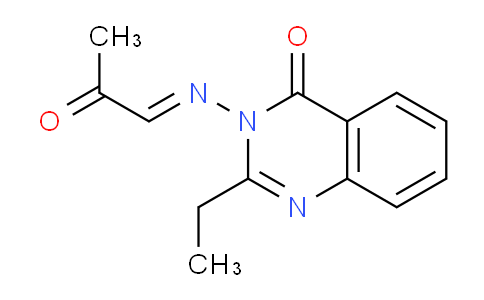CAS No. 141235-97-4, 2-Ethyl-3-((2-oxopropylidene)amino)quinazolin-4(3H)-one