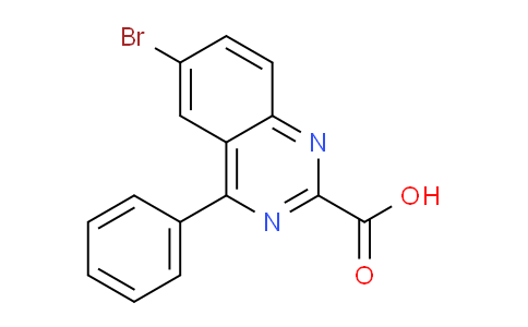 CAS No. 1416440-16-8, 6-Bromo-4-phenylquinazoline-2-carboxylic acid