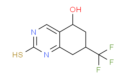 CAS No. 1420789-88-3, 2-Mercapto-7-(trifluoromethyl)-5,6,7,8-tetrahydroquinazolin-5-ol