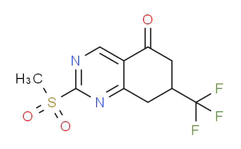 CAS No. 1420794-28-0, 2-(Methylsulfonyl)-7-(trifluoromethyl)-7,8-dihydroquinazolin-5(6H)-one