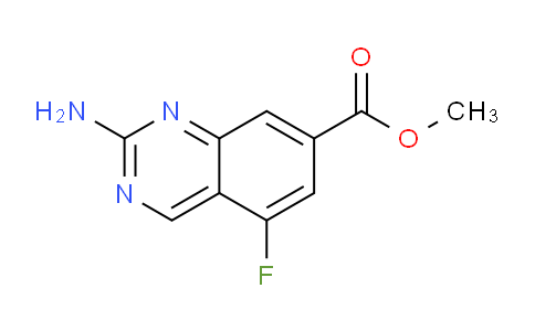 CAS No. 1422188-61-1, Methyl 2-amino-5-fluoroquinazoline-7-carboxylate