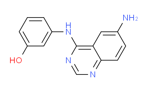 CAS No. 1428063-79-9, 3-((6-Aminoquinazolin-4-yl)amino)phenol