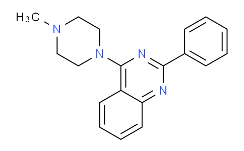 CAS No. 143871-26-5, 4-(4-Methylpiperazin-1-yl)-2-phenylquinazoline