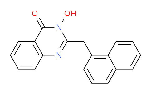 CAS No. 144098-65-7, 3-Hydroxy-2-(naphthalen-1-ylmethyl)quinazolin-4(3H)-one