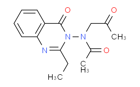 DY779840 | 144522-60-1 | N-(2-Ethyl-4-oxoquinazolin-3(4H)-yl)-N-(2-oxopropyl)acetamide