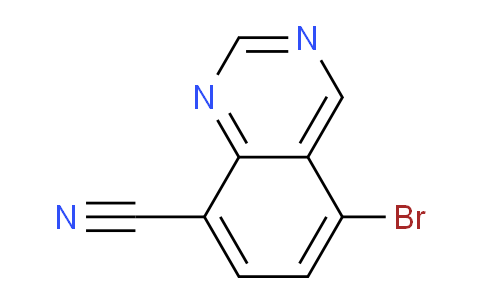 CAS No. 1445781-40-7, 5-Bromoquinazoline-8-carbonitrile