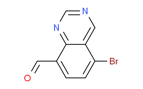 CAS No. 1445781-43-0, 5-Bromoquinazoline-8-carbaldehyde