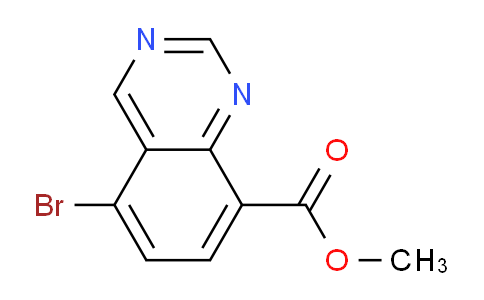 CAS No. 1445781-91-8, Methyl 5-bromoquinazoline-8-carboxylate