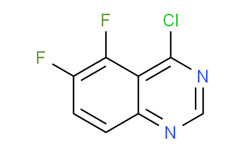 CAS No. 1447606-47-4, 4-Chloro-5,6-difluoroquinazoline