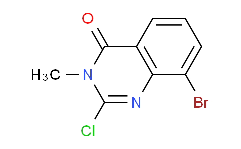CAS No. 1453799-86-4, 8-Bromo-2-chloro-3-methylquinazolin-4(3H)-one