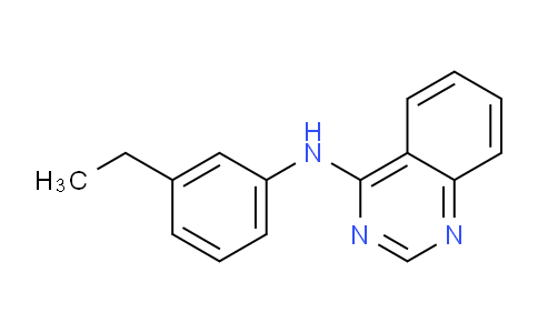 CAS No. 146885-15-6, N-(3-Ethylphenyl)quinazolin-4-amine