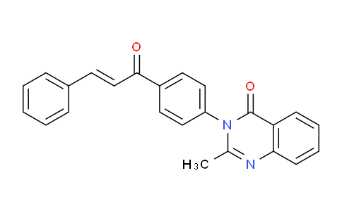 CAS No. 147086-48-4, 3-(4-Cinnamoylphenyl)-2-methylquinazolin-4(3H)-one