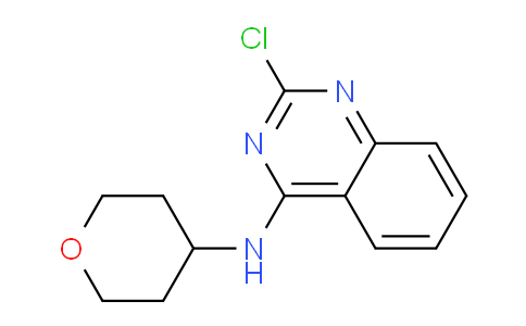 CAS No. 1487955-34-9, 2-Chloro-N-(tetrahydro-2H-pyran-4-yl)quinazolin-4-amine