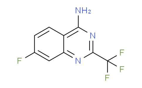 CAS No. 1494890-30-0, 7-Fluoro-2-(trifluoromethyl)quinazolin-4-amine