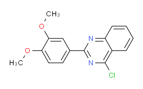 CAS No. 1518833-18-5, 4-Chloro-2-(3,4-dimethoxyphenyl)quinazoline