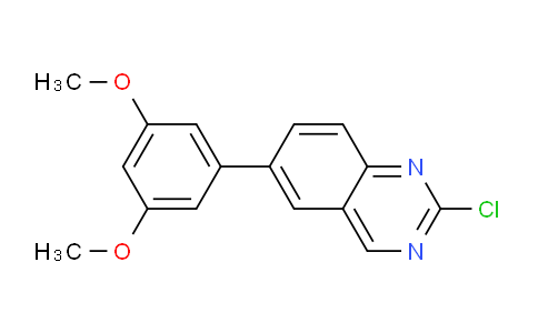 CAS No. 1538605-05-8, 2-Chloro-6-(3,5-dimethoxyphenyl)quinazoline