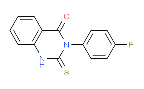 CAS No. 1547-15-5, 3-(4-Fluorophenyl)-2-thioxo-2,3-dihydroquinazolin-4(1H)-one