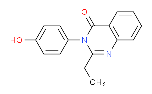 CAS No. 155619-00-4, 2-Ethyl-3-(4-hydroxyphenyl)quinazolin-4(3H)-one