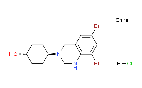 CAS No. 15942-08-2, trans-4-(6,8-dibromo-1,2-dihydroquinazolin-3(4H)-yl)cyclohexanol hydrochloride