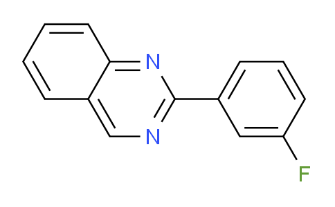 CAS No. 1596243-24-1, 2-(3-Fluorophenyl)quinazoline