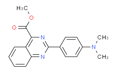 CAS No. 1628638-42-5, Methyl 2-(4-(dimethylamino)phenyl)quinazoline-4-carboxylate