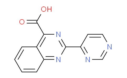 CAS No. 1628638-56-1, 2-(Pyrimidin-4-yl)quinazoline-4-carboxylic acid