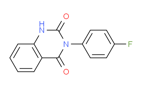 CAS No. 16332-89-1, 3-(4-Fluorophenyl)quinazoline-2,4(1H,3H)-dione