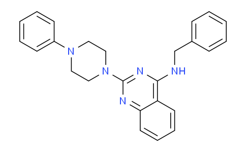 CAS No. 166039-49-2, N-Benzyl-2-(4-phenylpiperazin-1-yl)quinazolin-4-amine