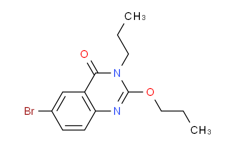 CAS No. 167157-94-0, 6-Bromo-2-propoxy-3-propylquinazolin-4(3H)-one