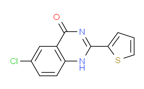 CAS No. 167994-99-2, 6-Chloro-2-(thiophen-2-yl)quinazolin-4(1H)-one
