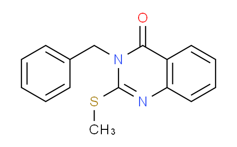 CAS No. 1688-81-9, 3-Benzyl-2-(methylthio)quinazolin-4(3H)-one