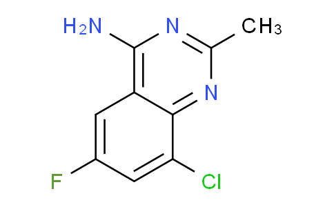 CAS No. 1691898-85-7, 8-Chloro-6-fluoro-2-methylquinazolin-4-amine