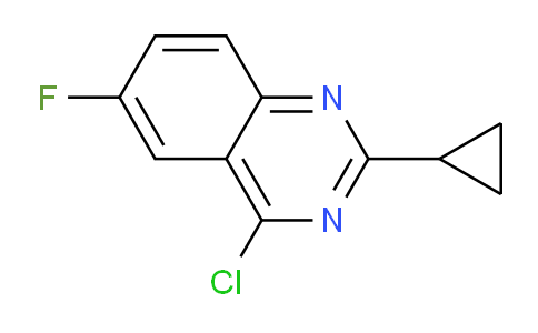 CAS No. 1695621-65-8, 4-Chloro-2-cyclopropyl-6-fluoroquinazoline