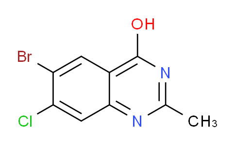 CAS No. 1698026-73-1, 6-Bromo-7-chloro-2-methylquinazolin-4-ol